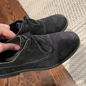Camper Oxford shoes in black suede